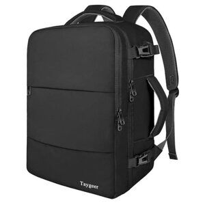 Taygeer Travel Black Backpack 15.6inch Laptop Travel Suitcase Backpack